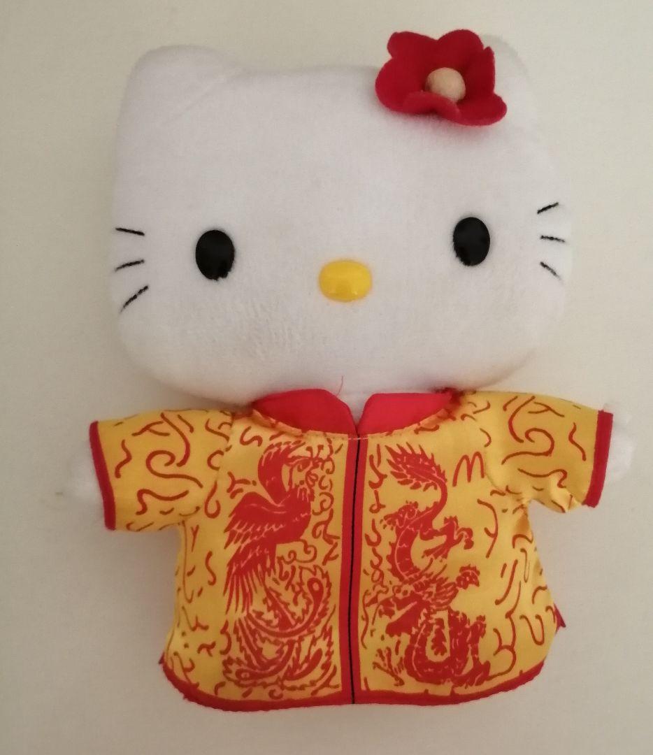 【海外限定】龙鳳呈祥ハローキティ　ぬいぐるみ　レトロ　レア