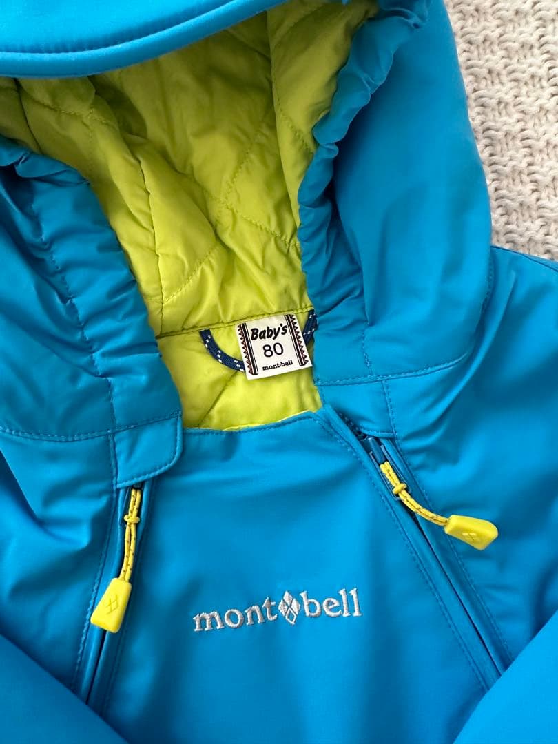 montbell モンベル パウダーカバーオール 80 スキーウェア　防水防寒