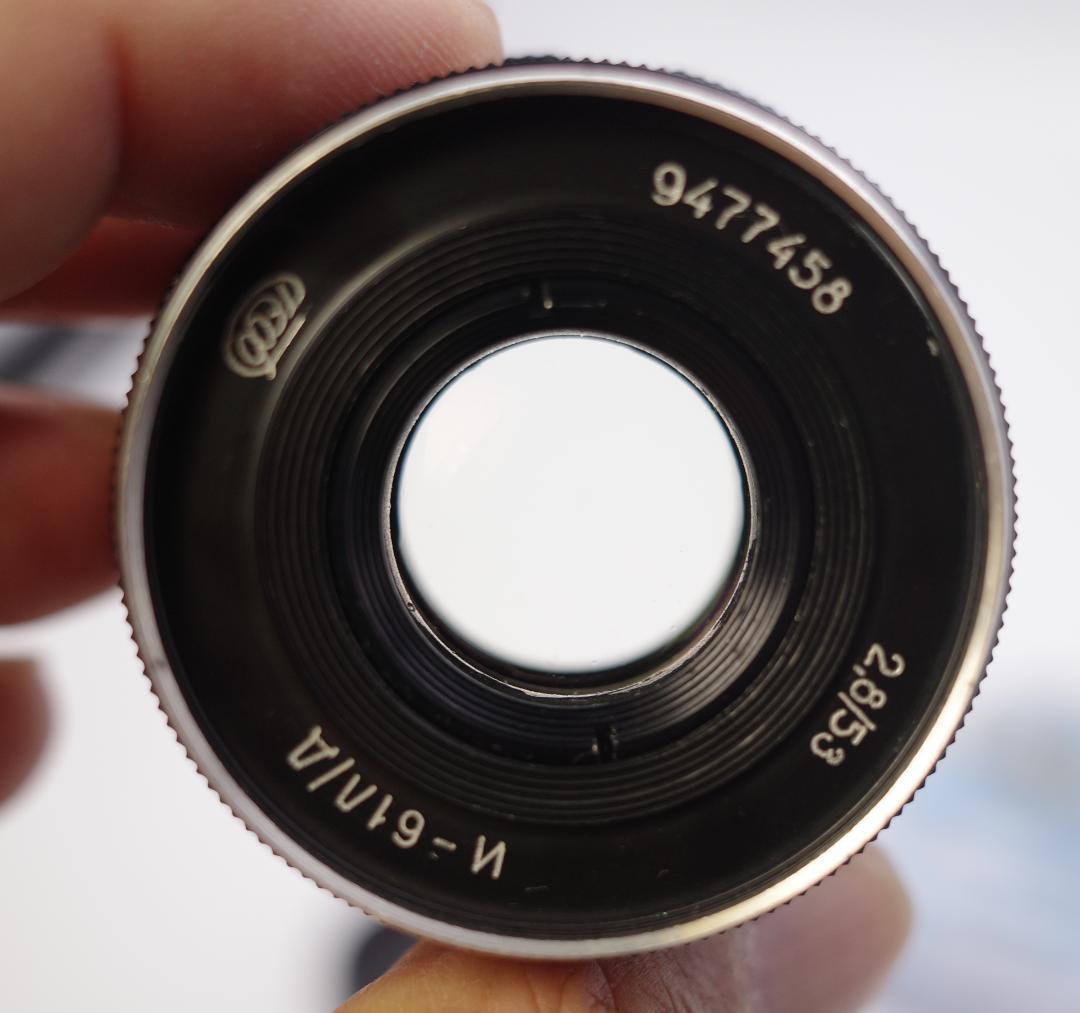 32　未使用新品　 インダスター61 　L39　53ｍｍｆ2.8　アダプター付
