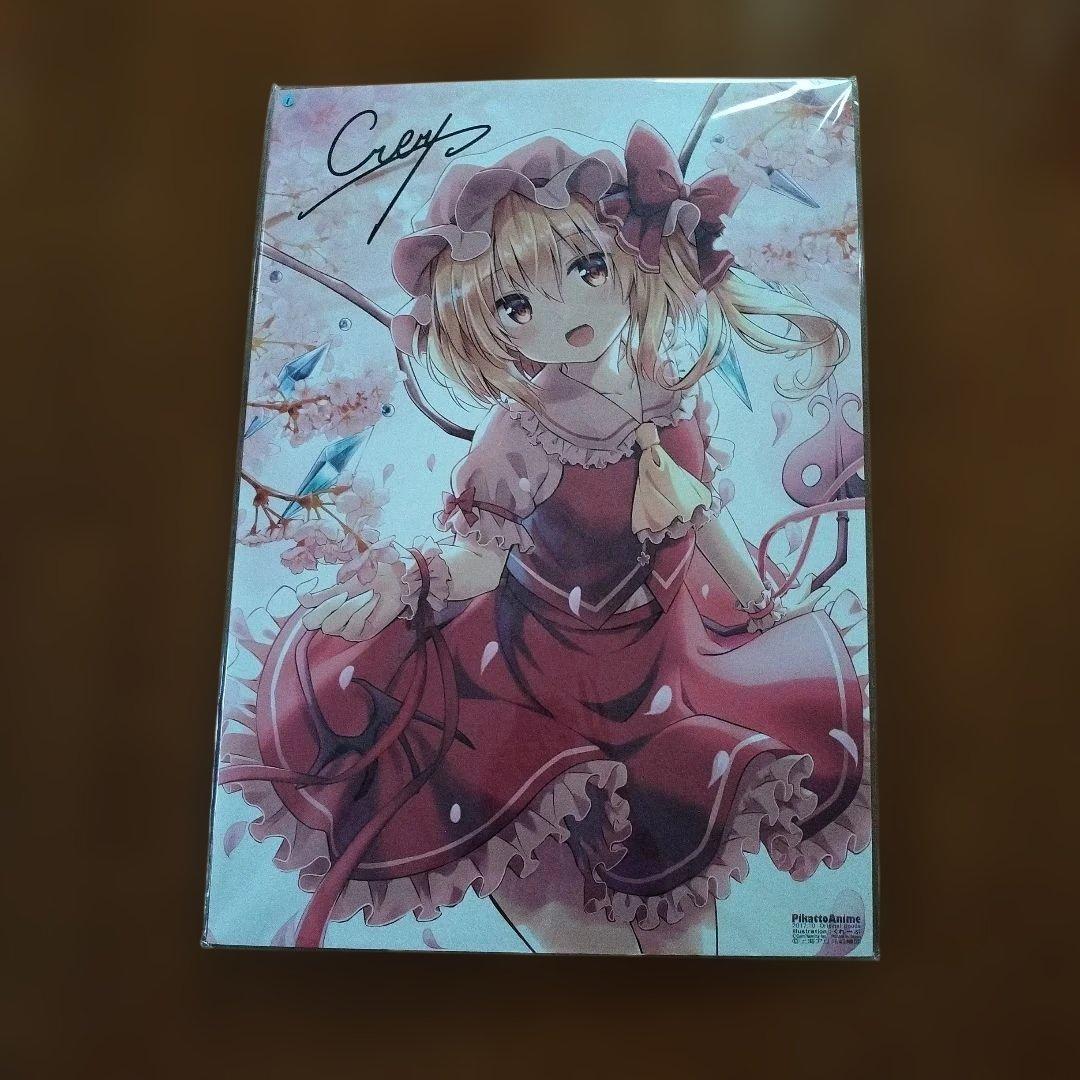 東方Project キャンバスアートパネル3枚＆色紙 十六夜咲夜・フラン・鈴仙