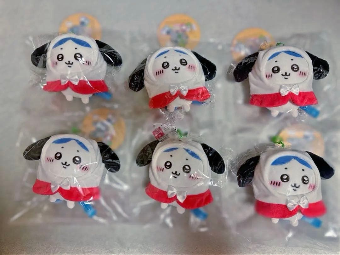 ちいかわ　サンリオ　ぷちミニマスコット ハチワレ　ポチャッコ　 6点セット