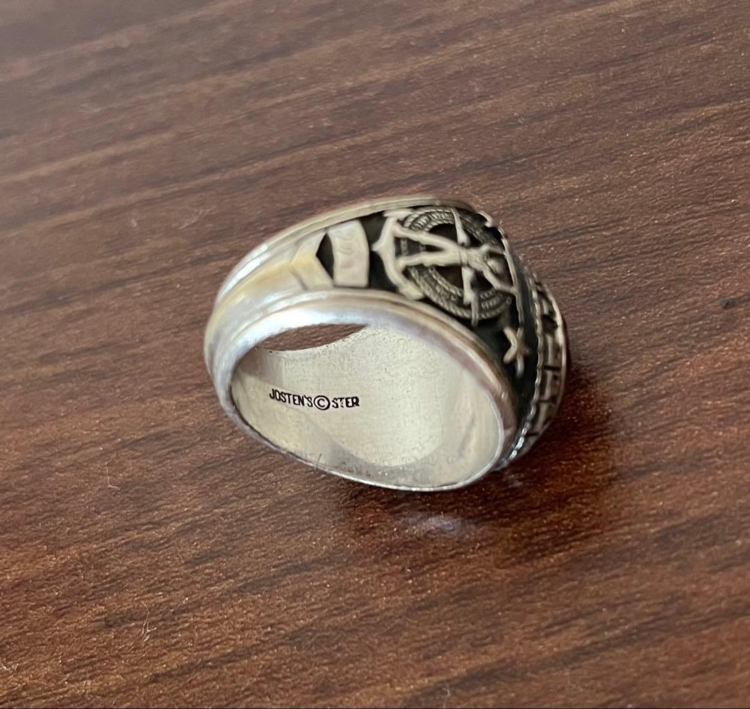 U*様 17号　ジャスティンズ　jostens ミリタリー　リング　NAVY