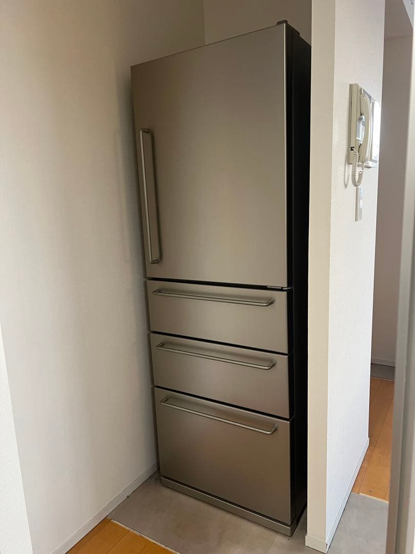 無印良品　冷蔵庫　３５５Ｌ　ステンレス