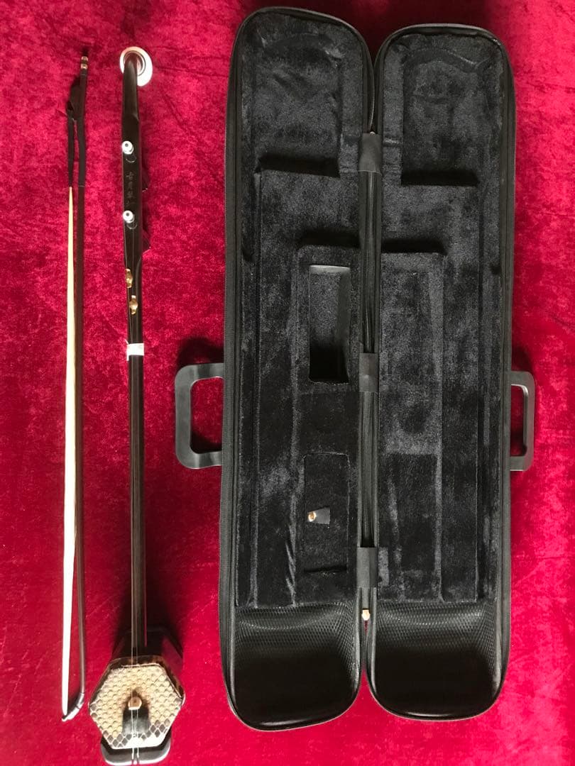 大特価・二胡★上級黒檀★古月琴坊・黄建洪製作★十年保証