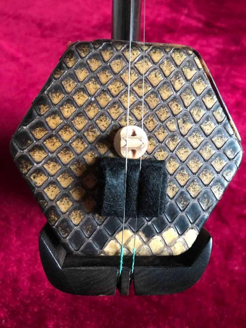 大特価・二胡★上級黒檀★古月琴坊・黄建洪製作★十年保証