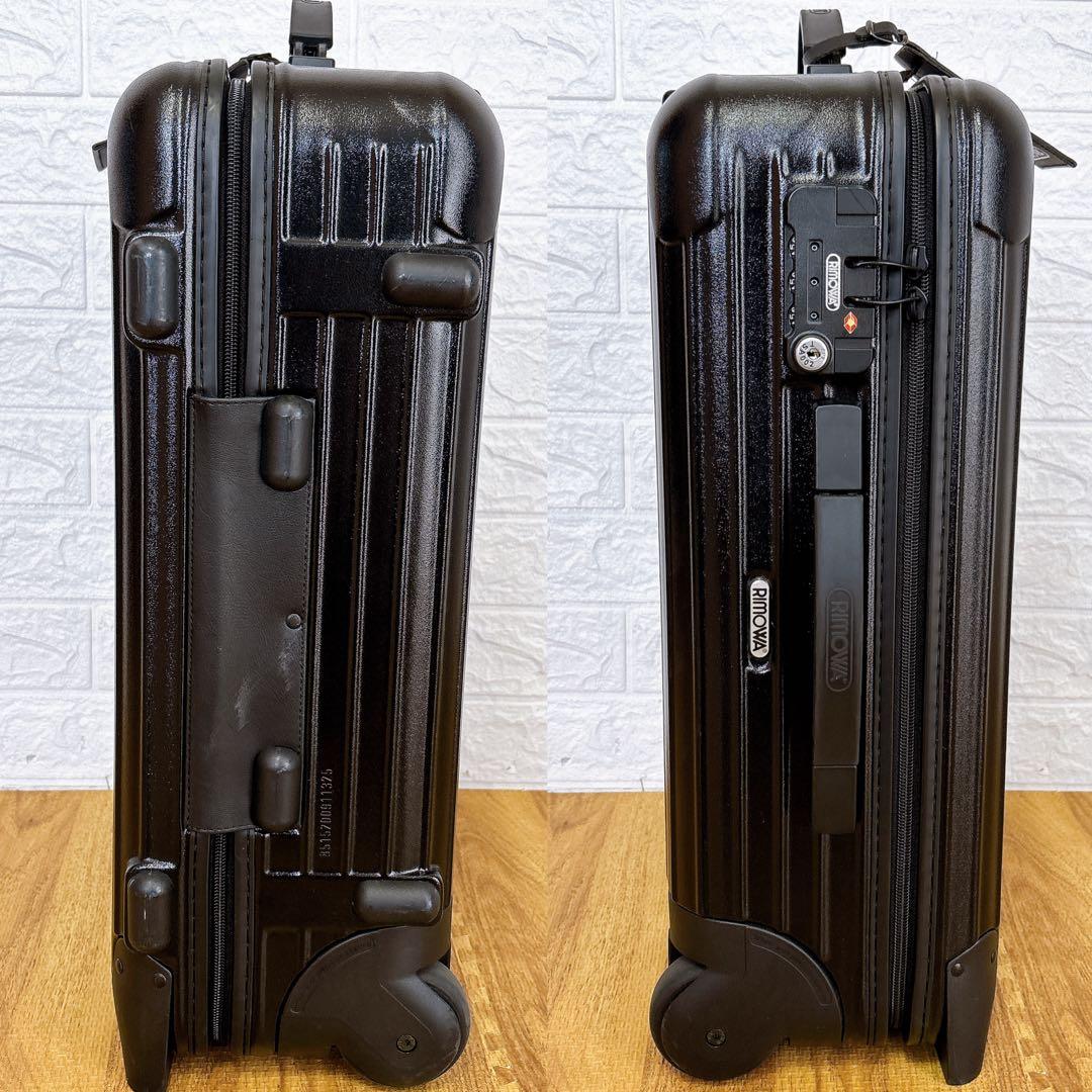 超美品　リモワ サルサ 機内持ち込み キャビントローリー 32L 2輪 ブラック