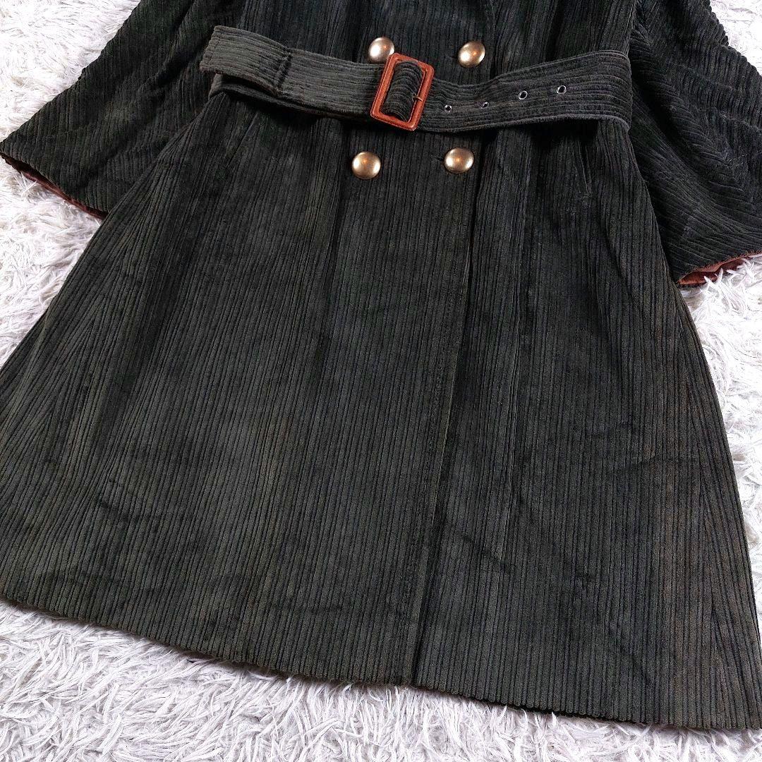 DG ドルチェ&ガッバーナ 金ボタン コーデュロイダブル チェスターコート 40