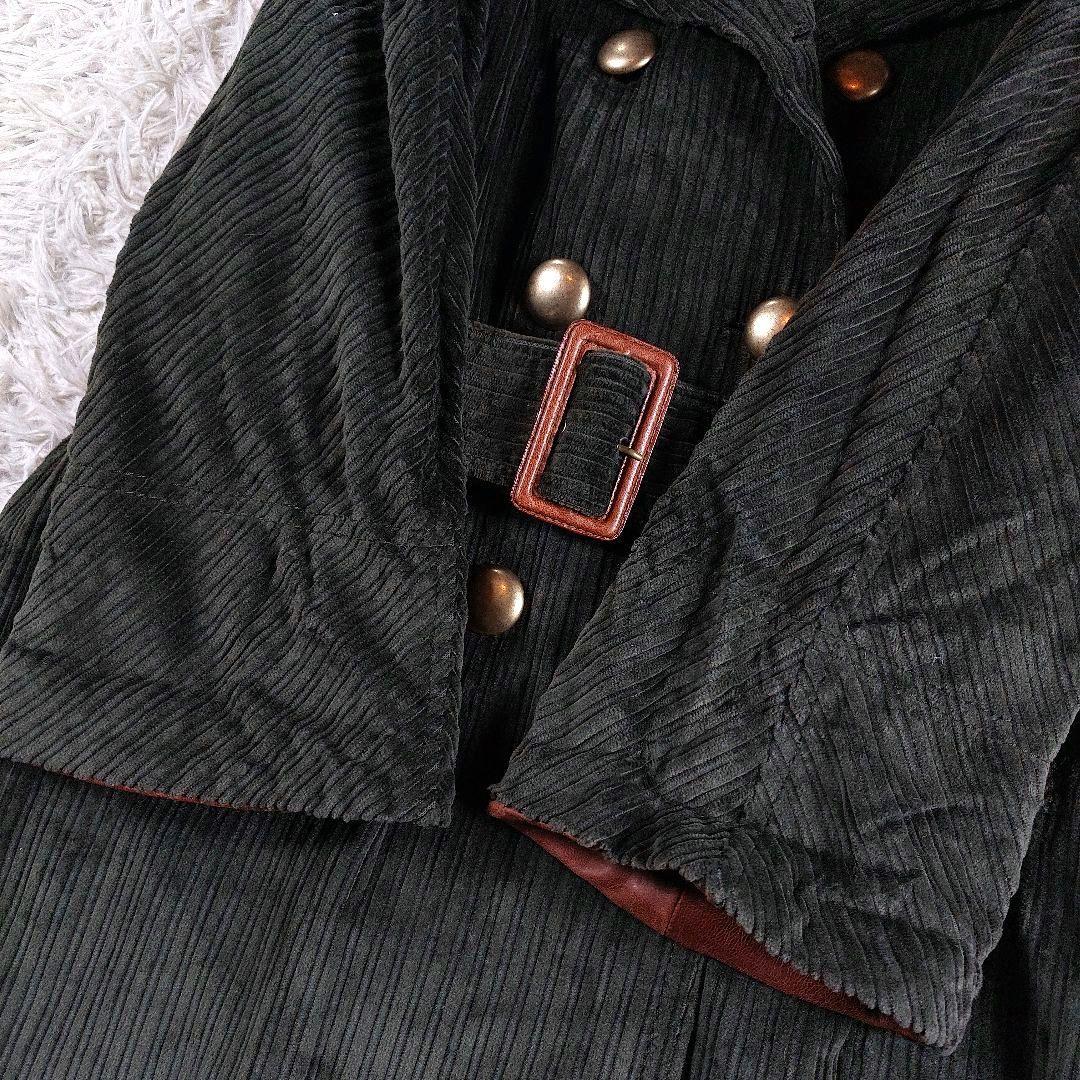 DG ドルチェ&ガッバーナ 金ボタン コーデュロイダブル チェスターコート 40