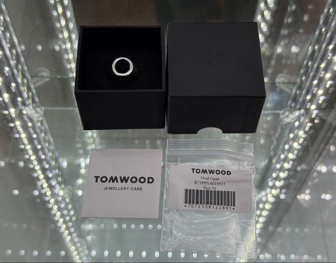 TOM WOOD Oval Open Ring 16号 サイズ 56