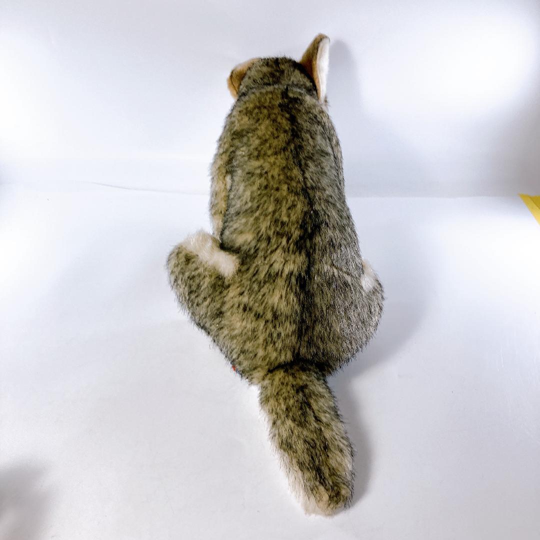 HANSA 子オオカミ 立ち・座り姿 2体セット　オオカミ　|2410|