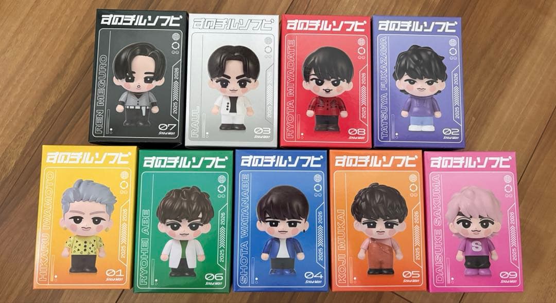 【即日配送】 Man ON すのチル ソフビ 9人 全員分　コンプリート