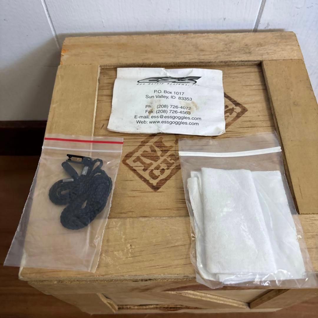 美品　米軍　ESS ICE サングラス　ブラック　クリア　送料無料⑪