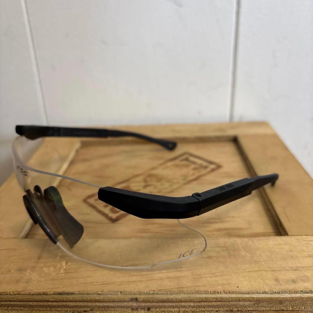 美品　米軍　ESS ICE サングラス　ブラック　クリア　送料無料⑪