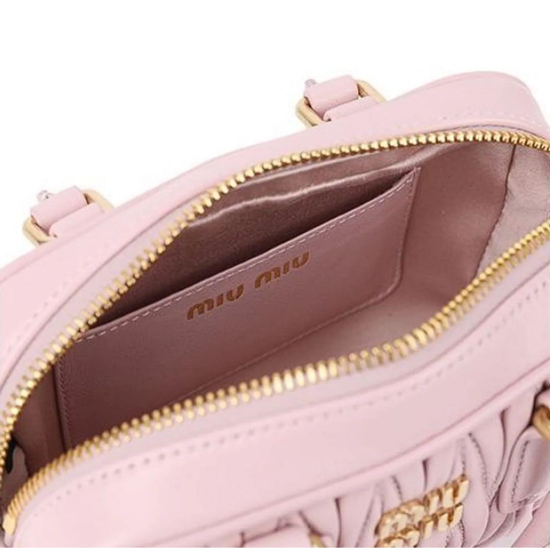 miumiu ショルダーバッグ ピンク