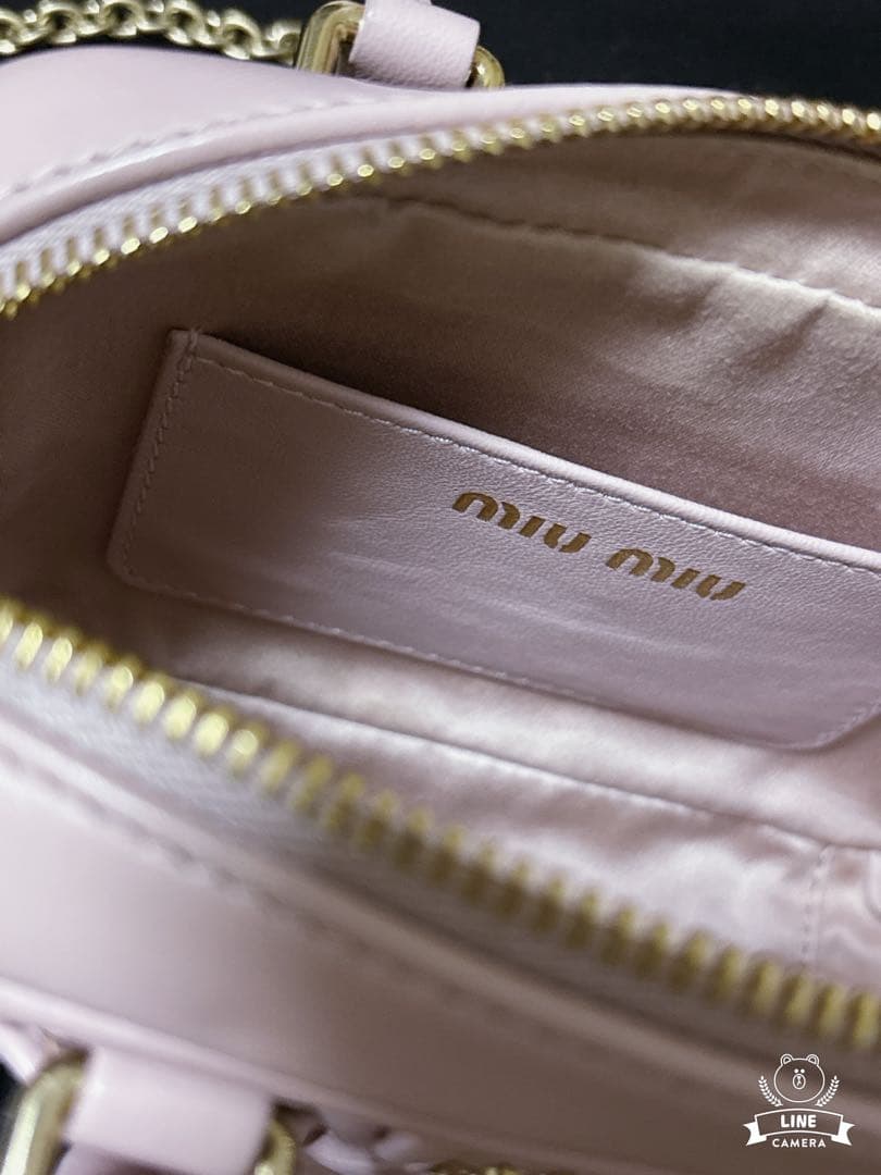 miumiu ショルダーバッグ ピンク