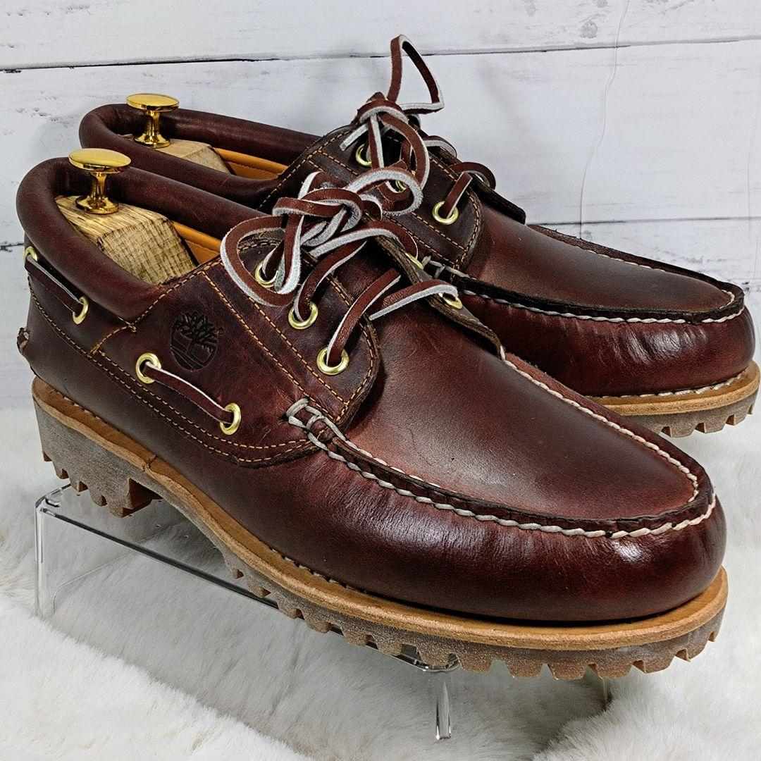 【極美品】Timberland ティンバーランド スリーアイ 8W/26.0cm