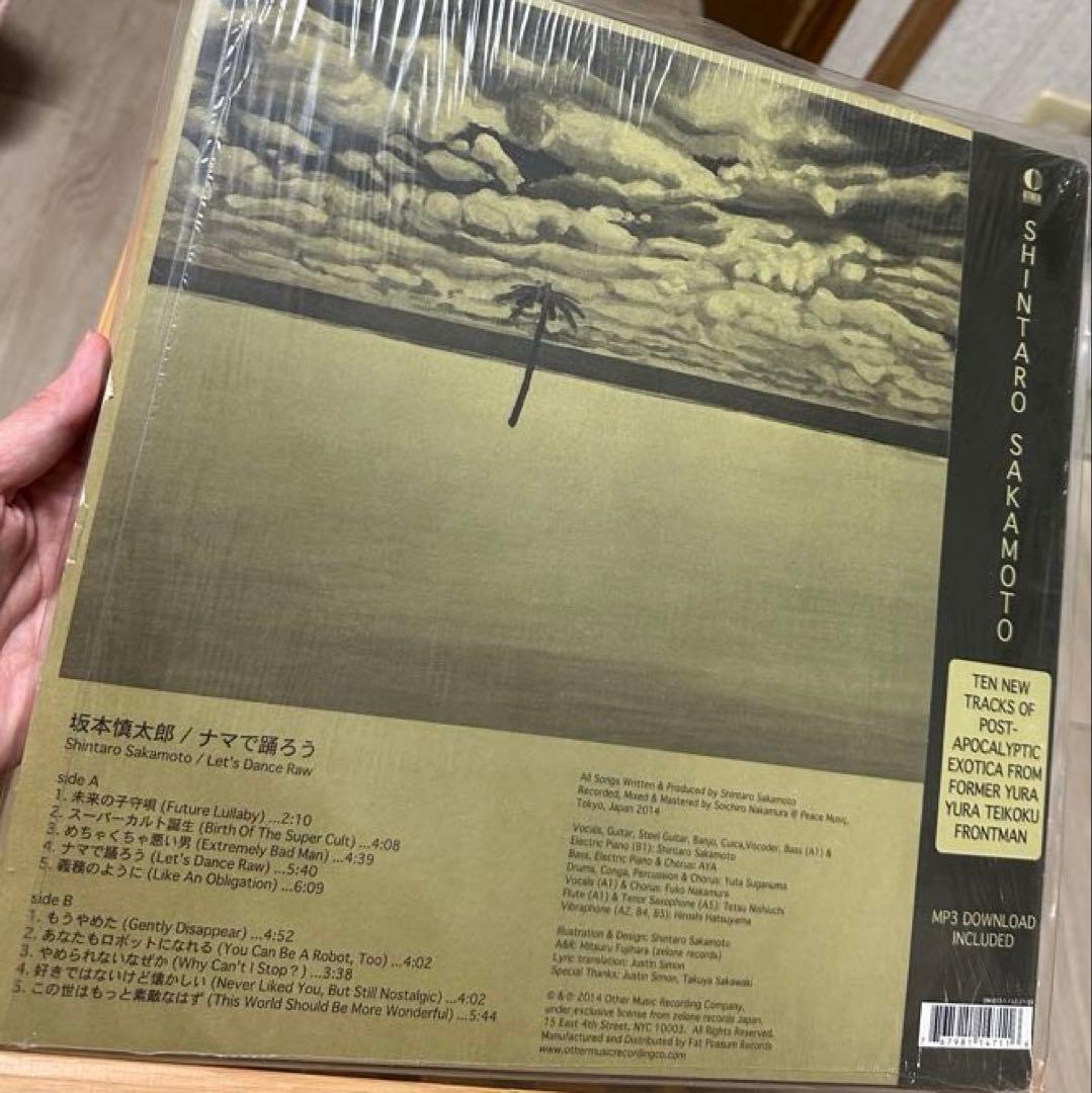 坂本慎太郎　ナマで踊ろう　レコード　海外版