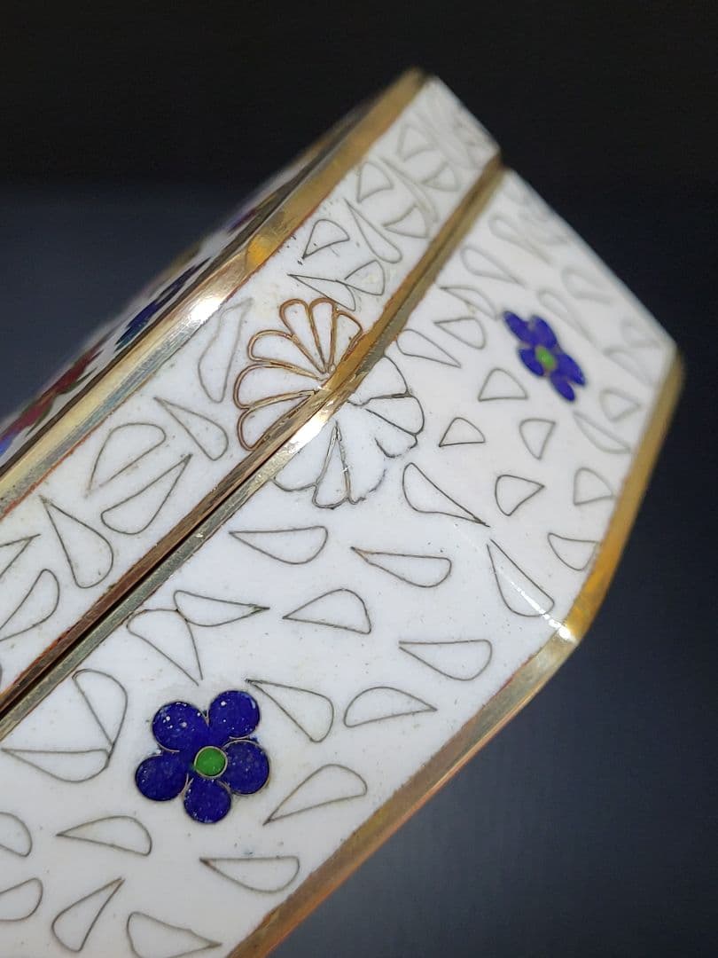 安藤七宝店 七寶錦文宝石筥 ボンボニエール