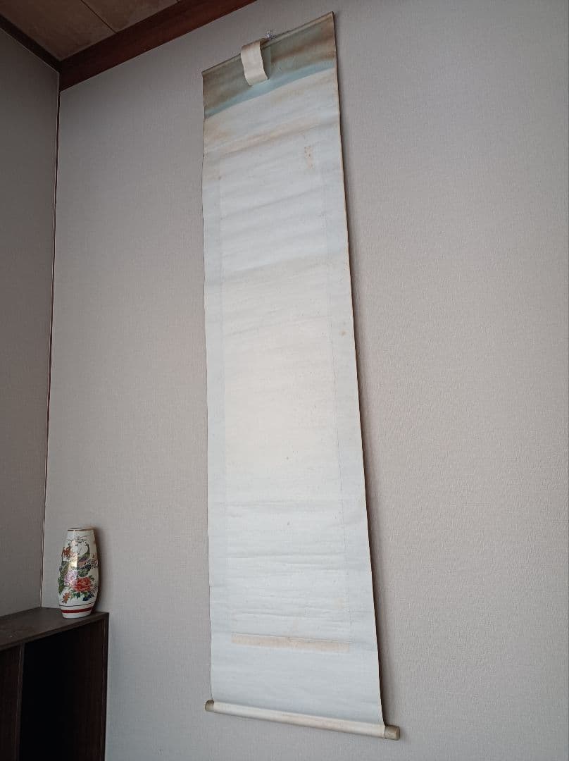 レア 肉筆 軸 縁起物 おもてなし 和室 絵 山水 漢詩 禅 中国 日本 美術