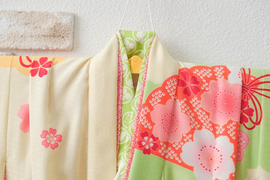 70. 七五三 7歳女の子着物セット 花柄