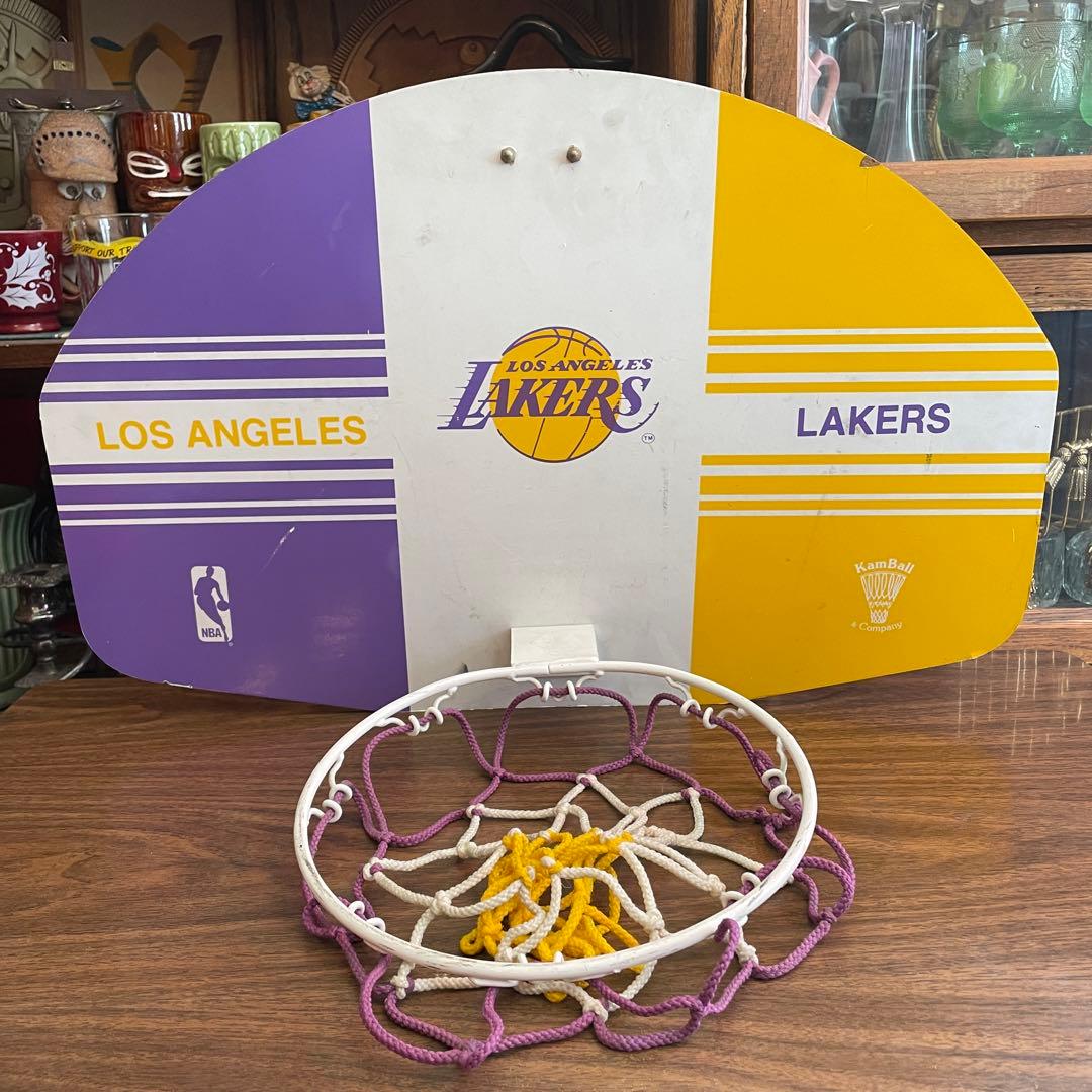 ロサンゼルスLAKERS レイカーズ　バスケットボールゴール　USAヴィンテージ