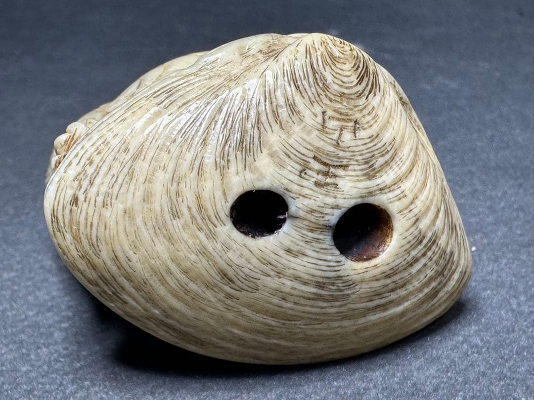 極上　根付　天然素材　アンティーク　和彫　置物　骨董　飾り物　古美術品　 置物