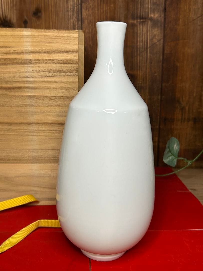 人間国宝　井上萬二さん作　朝顔　しおり、箱付き　有田焼