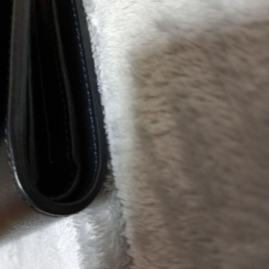 FENDI ブラックレザー 二つ折り財布