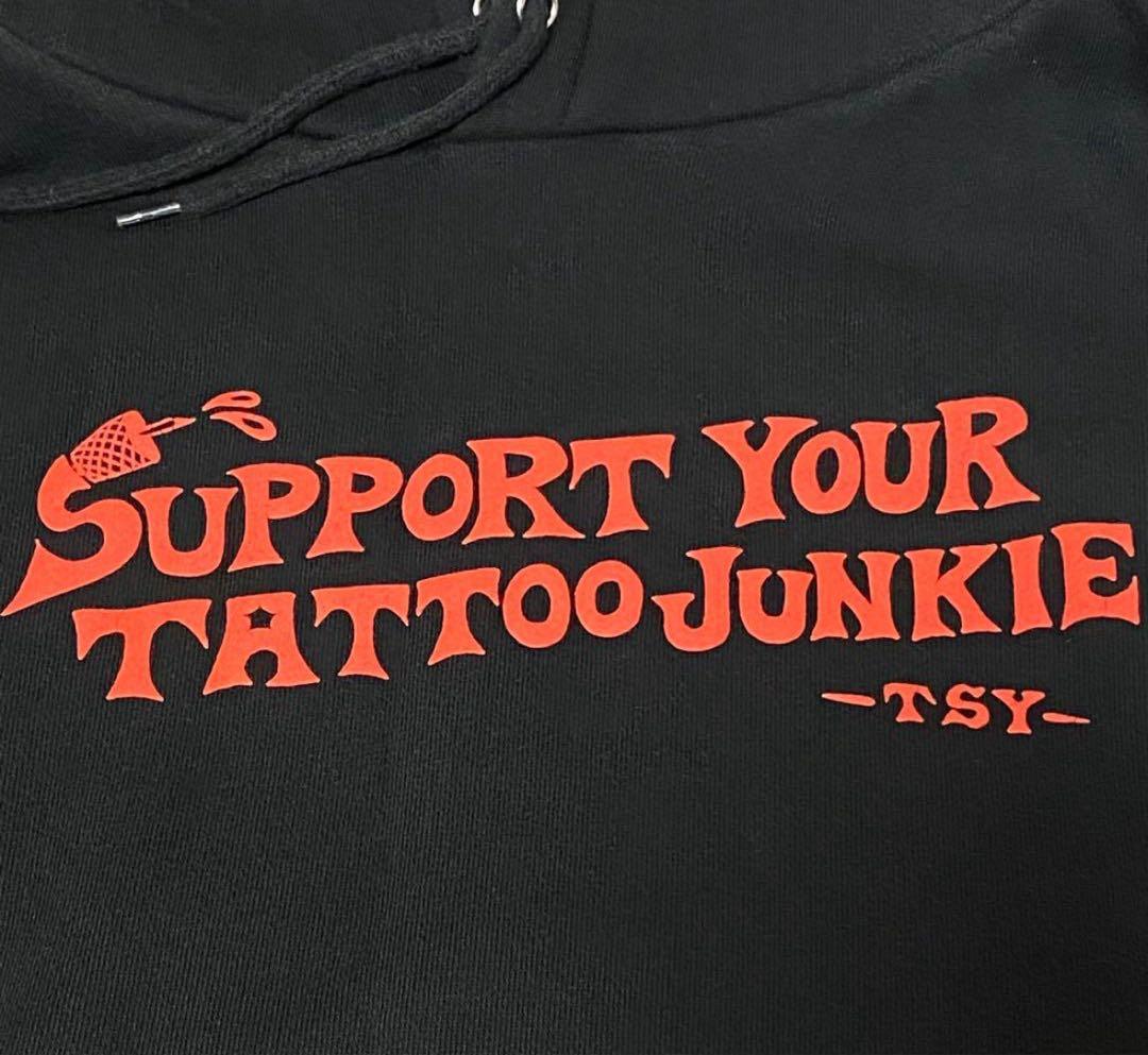 tatoo studio YAMADA XXL パーカー ブラック