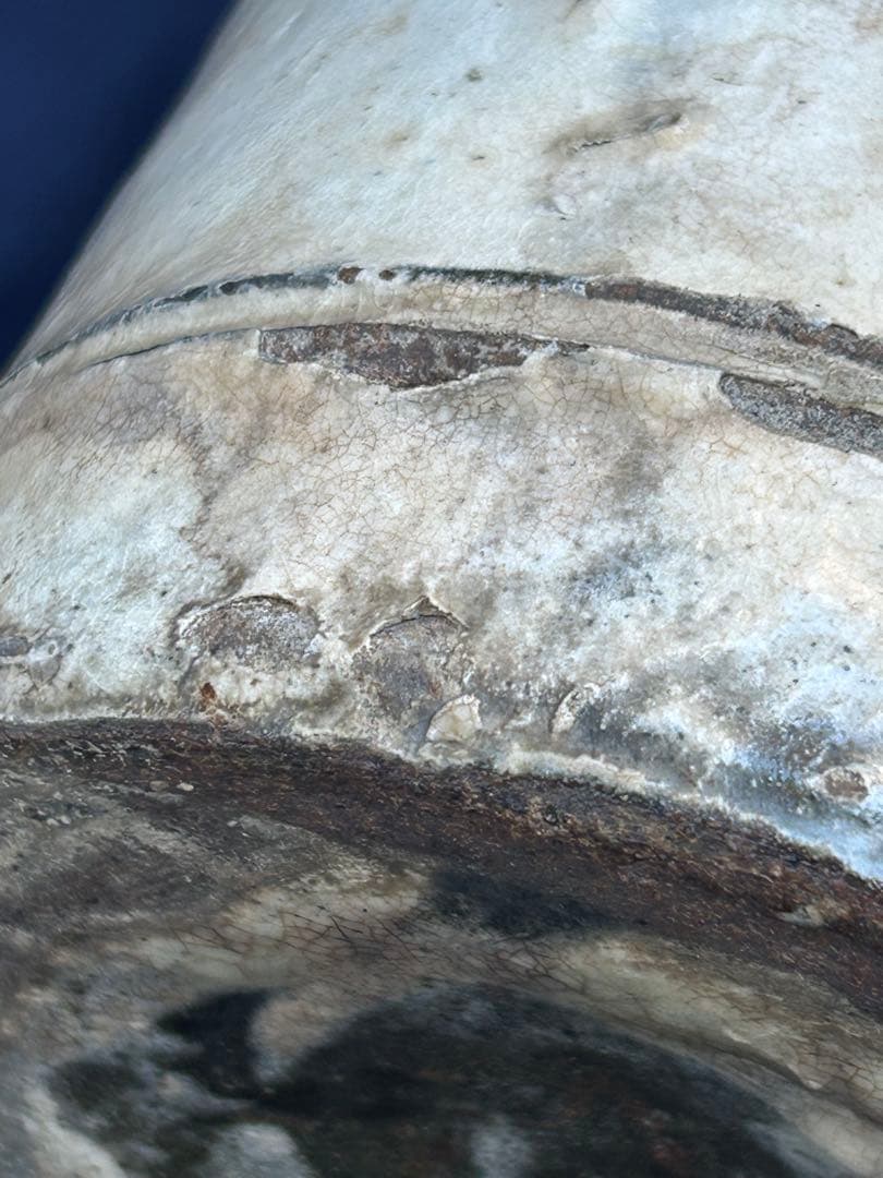 ◎ 粉引花器　時代物　茶器　床飾　骨董