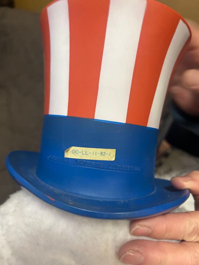 希少☆1984 ロサンゼルス五輪サム イーグル 公式 ぬいぐるみタグ付き