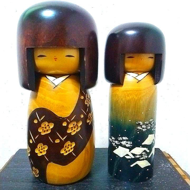 卯三郎 内閣総理大臣賞受賞作家 伝統的な創作こけし13体まとめ売り レトロ