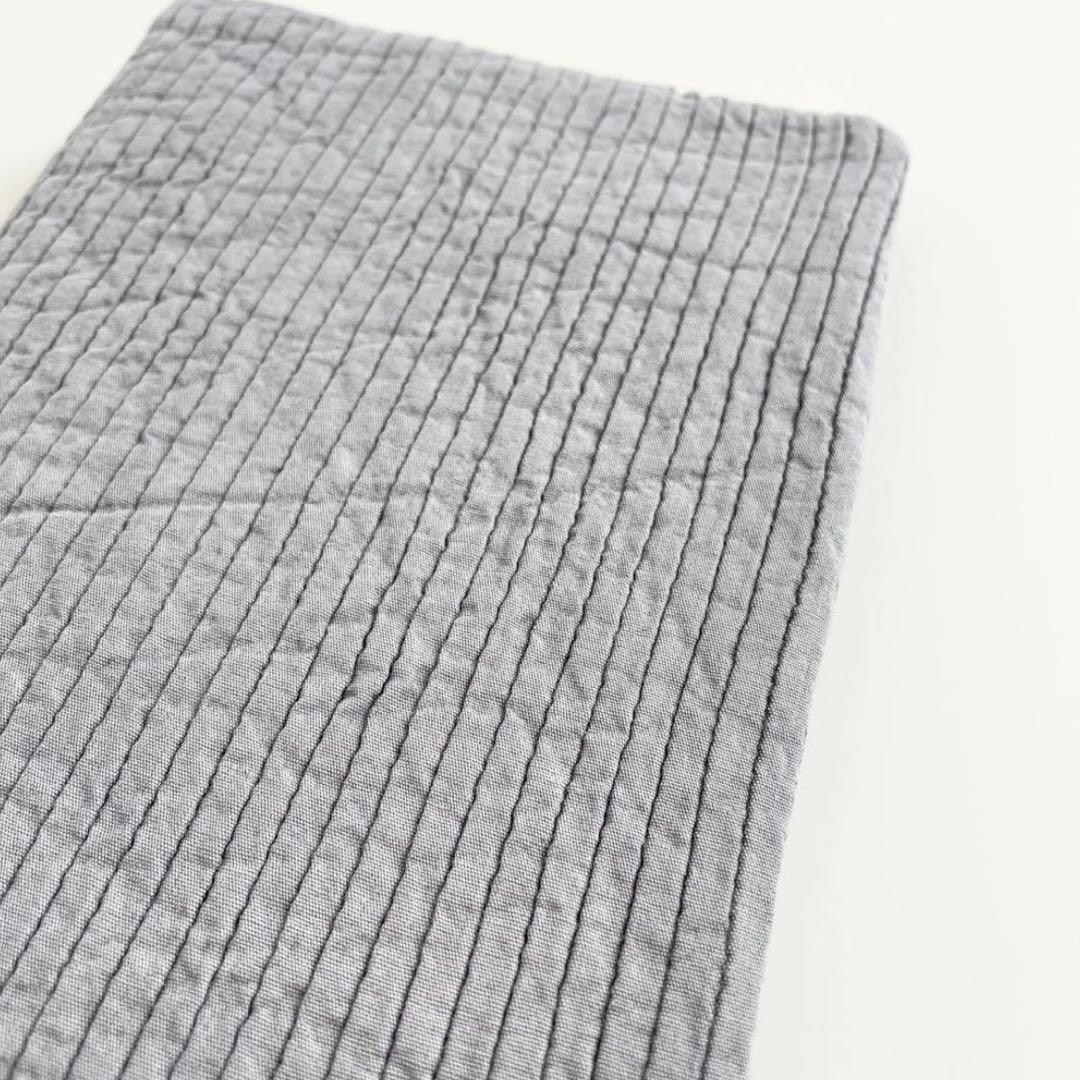 早い者勝ち　韓国　バインダー　カバー　貯金　現金管理　グレー　キルト