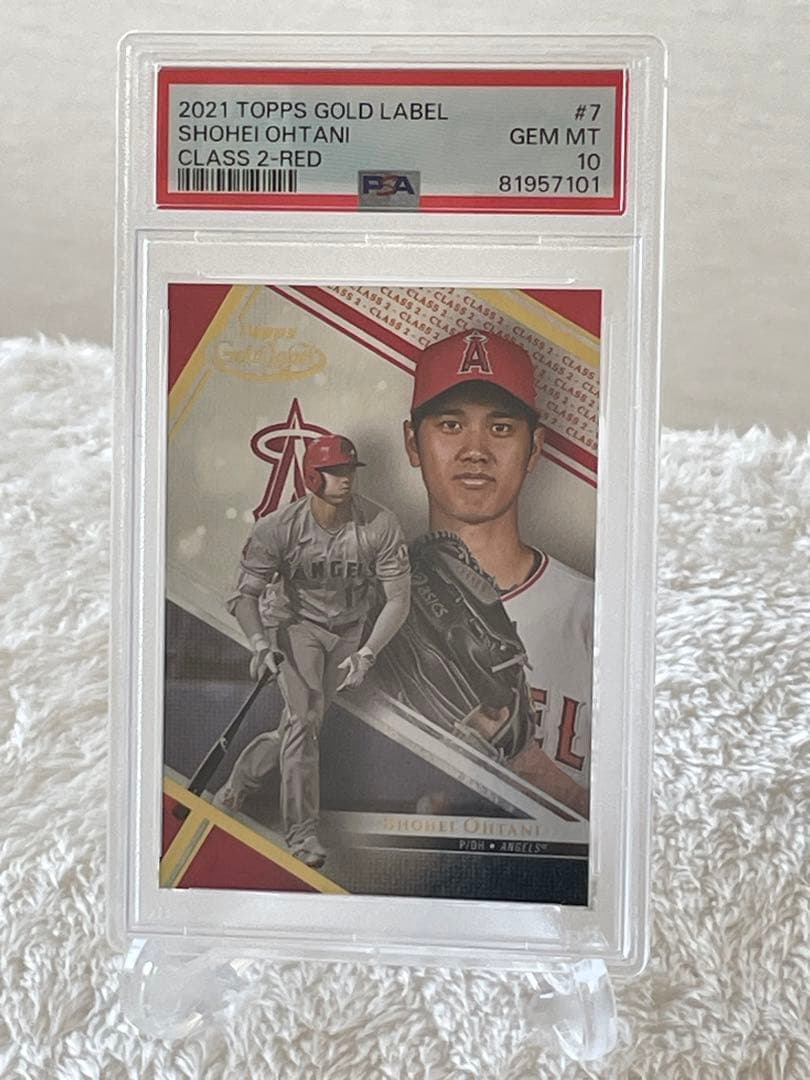 大谷翔平選手　PSA10 世界で4枚　TOPPS レッドパラレル　#7