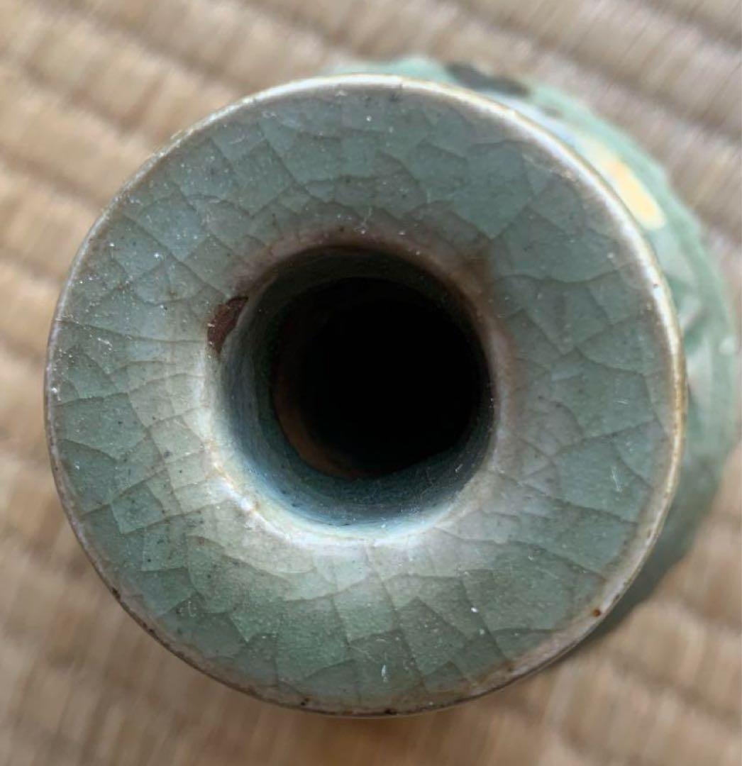 中国明時代青磁花瓶