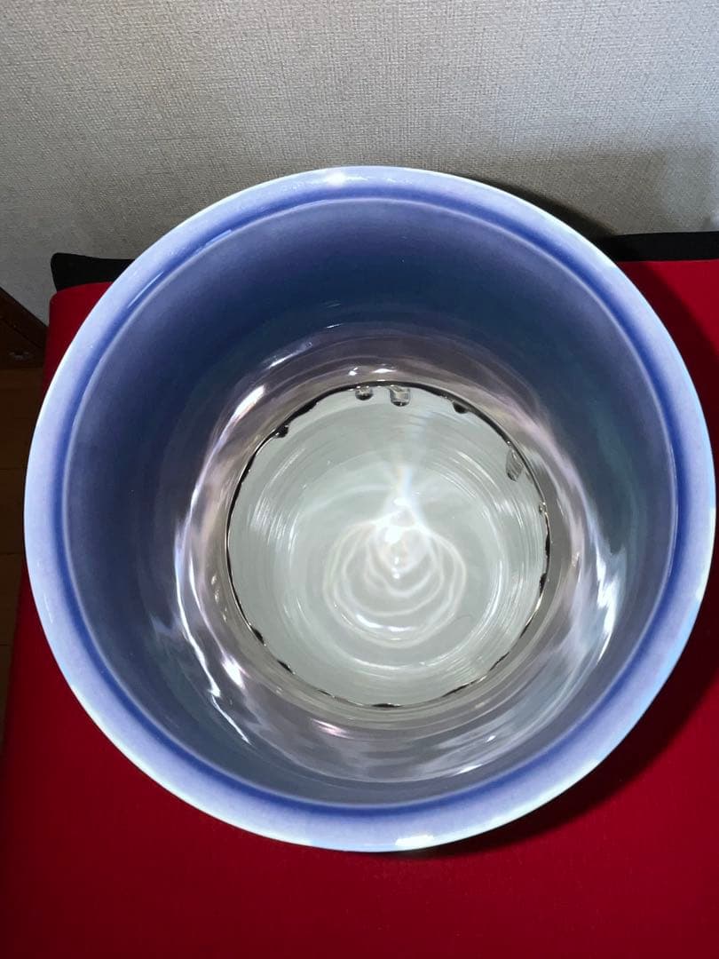 【極上品】人間国宝 徳田八十吉（正彦銘）彩釉 線文 花瓶 約26.5㎝ T248