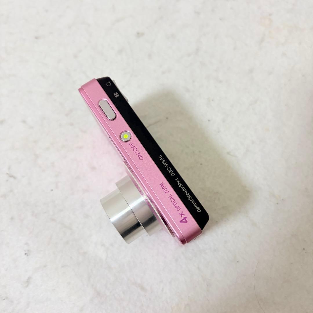 SONY Cyber−Shot DSC-W350 ピンク コンデジ 美品