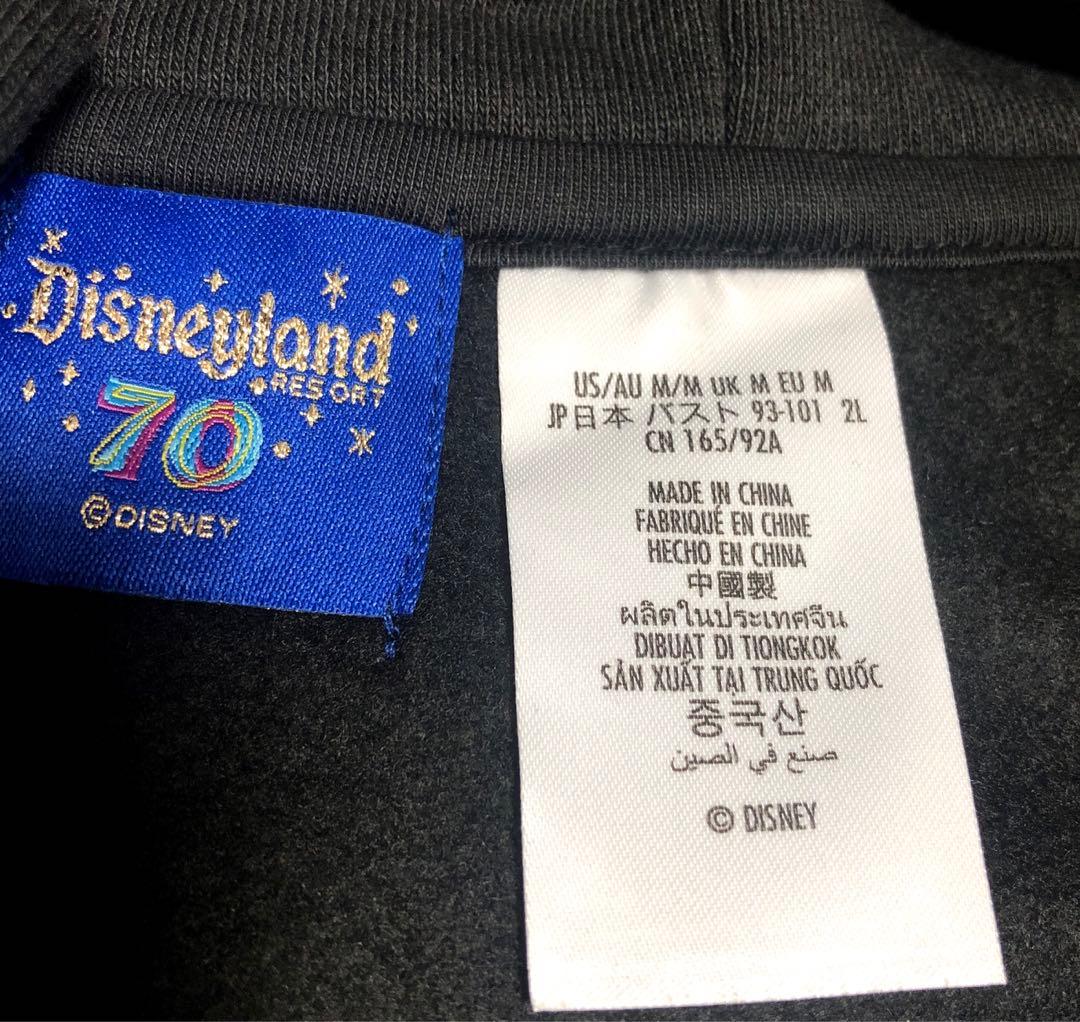 【新品】カリフォルニア ディズニーランド 70周年 パーカー Mサイズ DLR