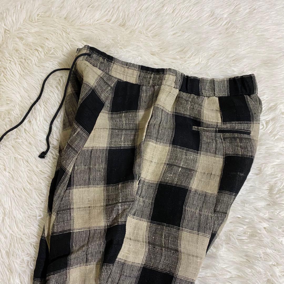 美品　LUMEN ET UMBRA リネン　サルエルパンツ　46 メンズ　リフト