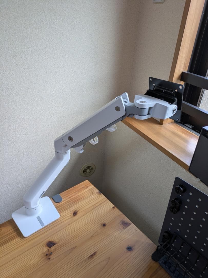エルゴトロン HXデスクモニターアーム ホワイト
