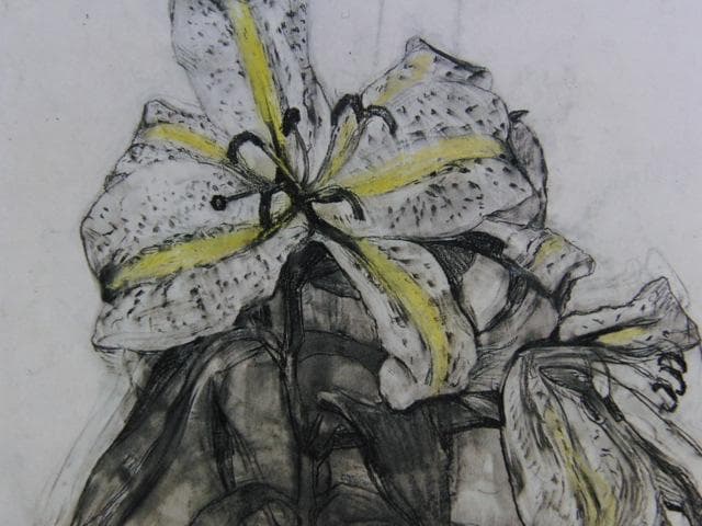 ピート・モンドリアン、『おにゆり』、希少な画集より、新品高級額・額装付