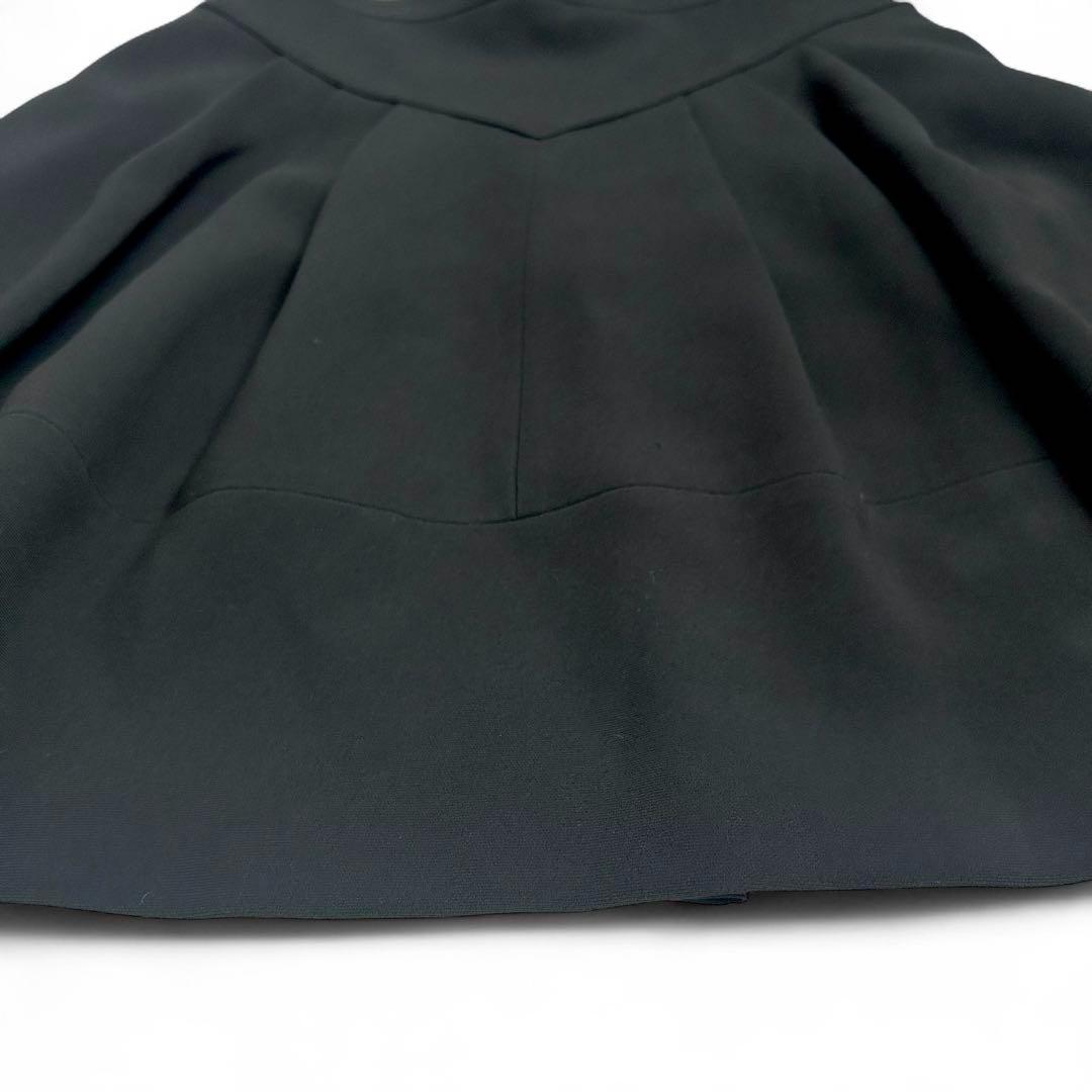 【美品】ミュウミュウ　miu miu フレアスカート　黒　ブラック　38