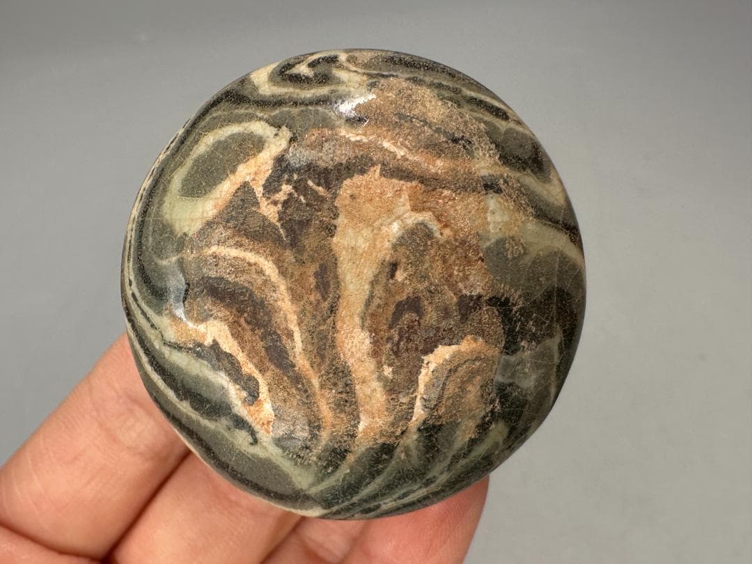 朝鮮古美術　15～16世紀　李朝時代 粉青沙器　練上　絞胎　小合　香合韓国美術