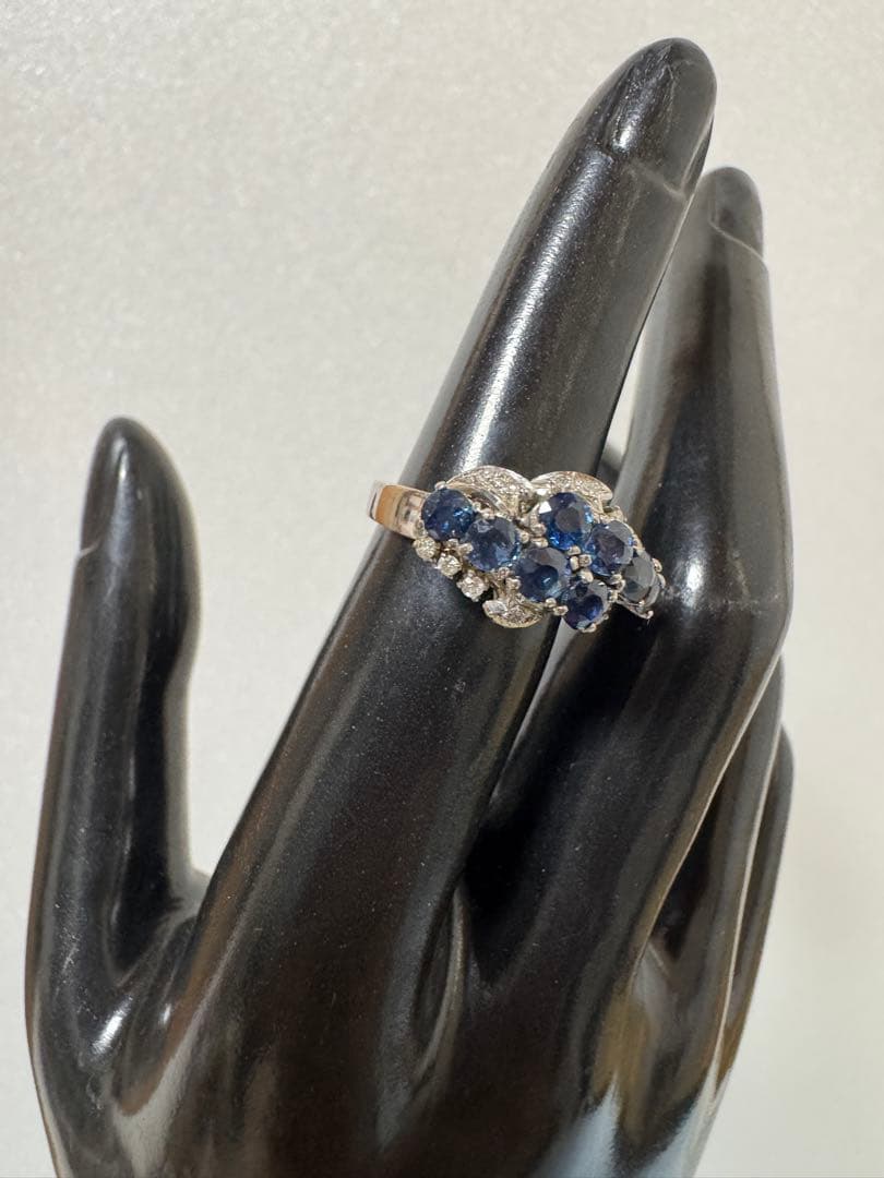 K14WG リング 重さ5.04g ホワイトゴールド14金 刻印あり