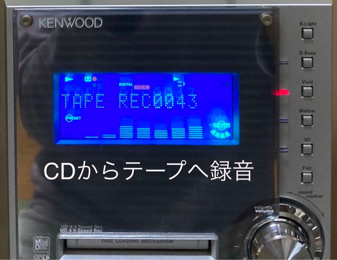 ケンウッドRXD-SL3MDオールインワン・希少メンテナンス可動品