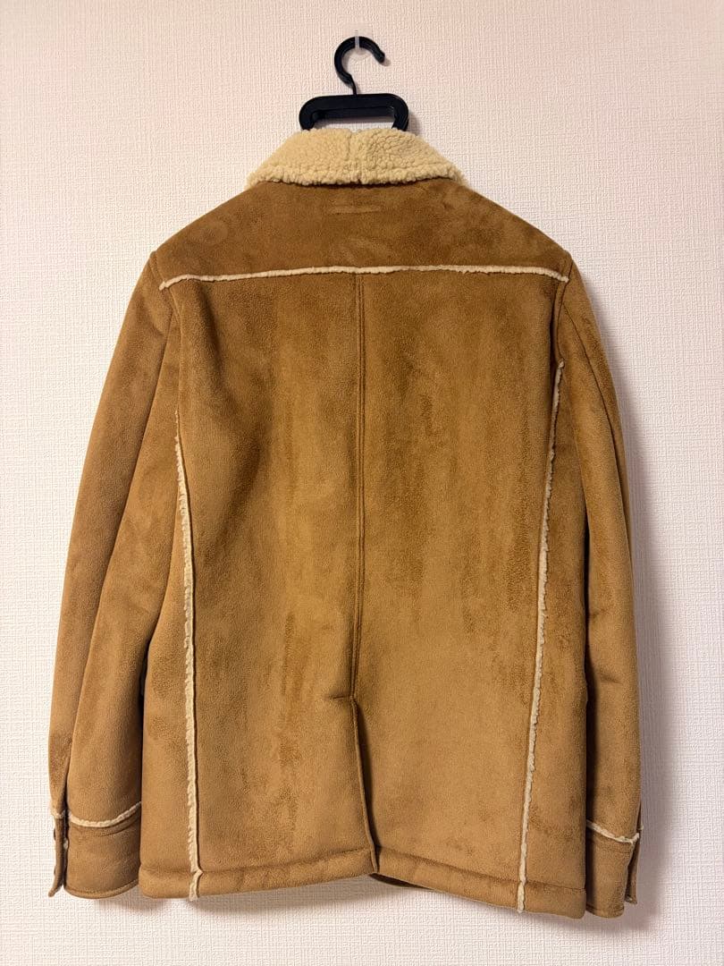 【新品未使用】KATHARINE HAMNETT ムートンジャケット ボア襟 M