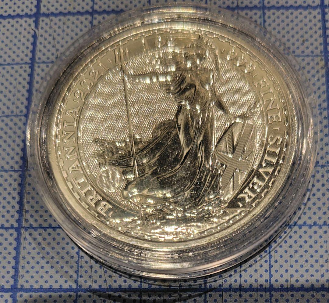 2021年ブリタニア銀貨　1オンス