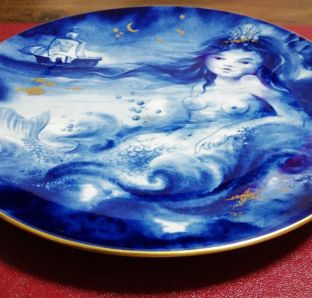 MEISSEN　マイセン　イヤープレート　皿　1983　人魚姫　マーメイド　箱付