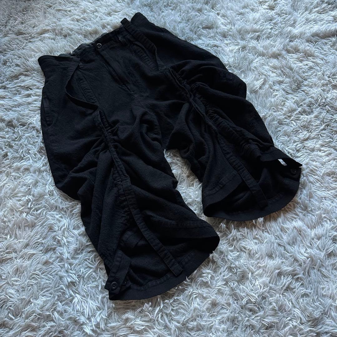 【希少】 Yohji Yamamoto 変形サルエルパンツ ブラック