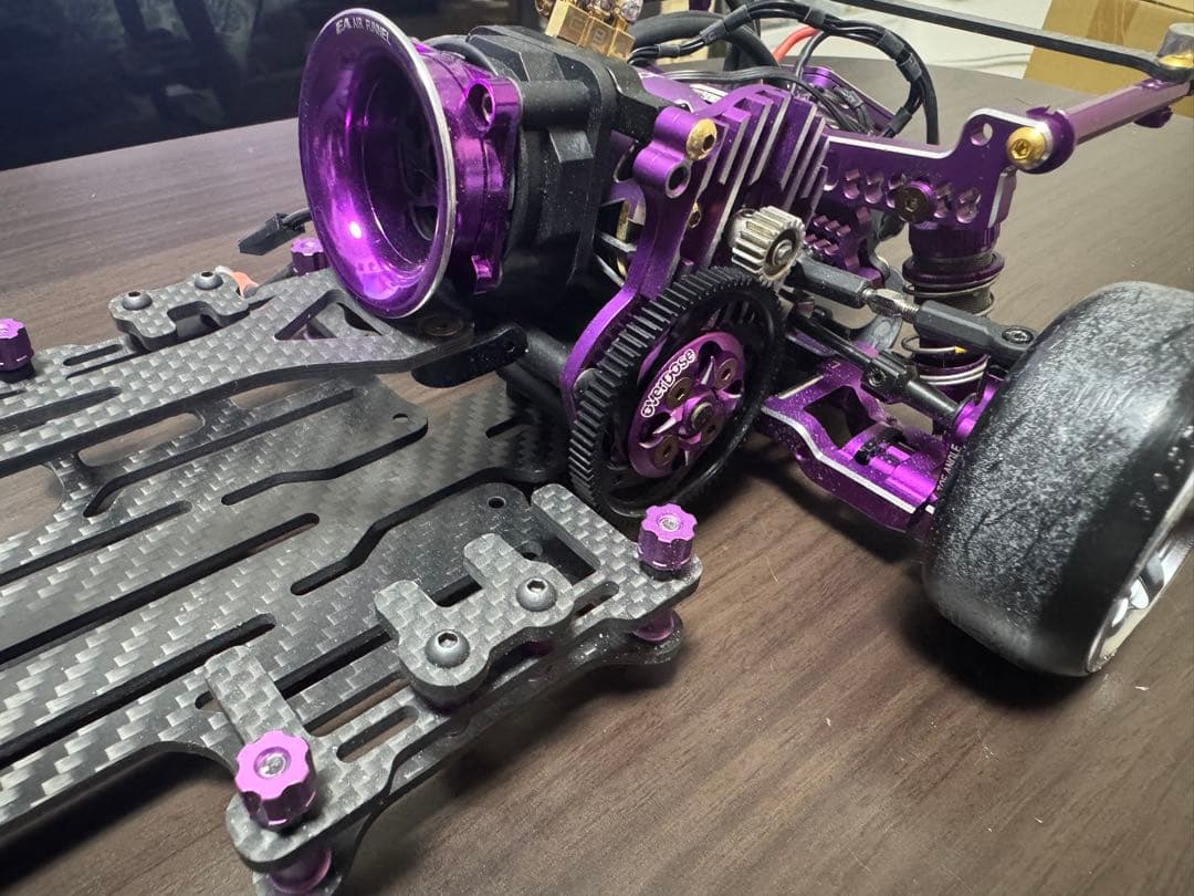 Yokomo RCラジコン YD-2sxⅡ改sxⅢ パープルフルカスタム